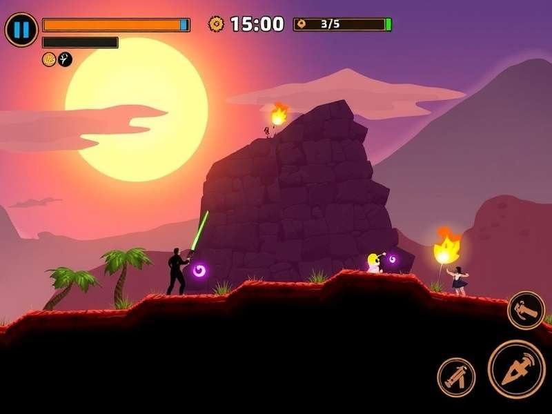 Saffron Fearless Trek Gameplay Screenshot